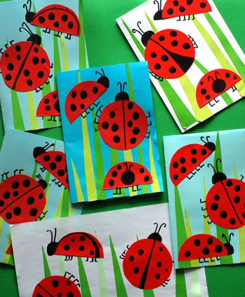 Поделка Божья коровка