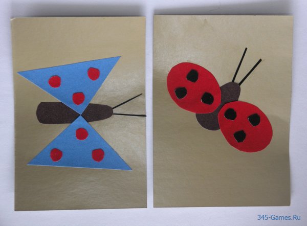 Легкие аппликации для детей