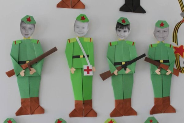 Поделка на тему наша армия в детский сад