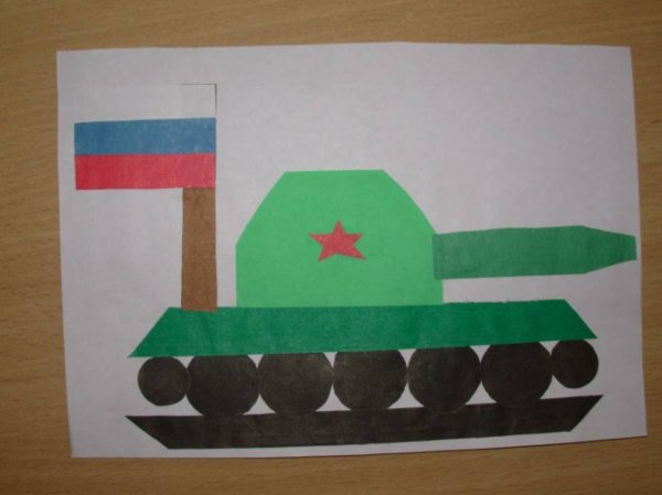 Аппликация военной техники