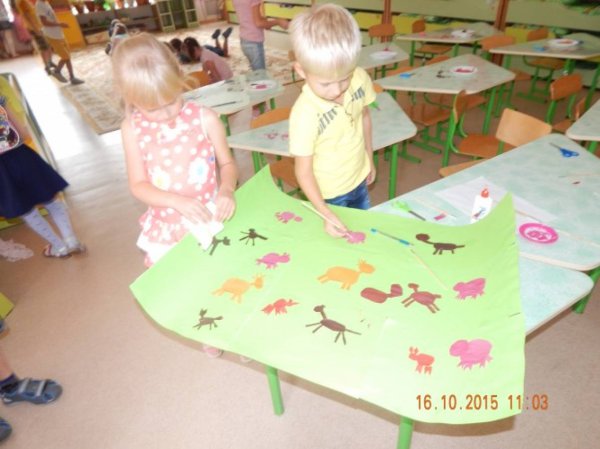 Наша ферма аппликация в старшей группе