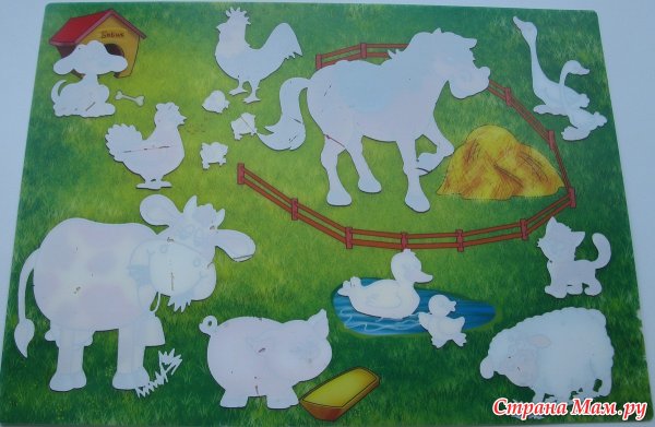 Аппликация на тему ферма