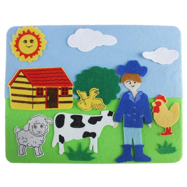 Аппликация на тему животные на ферме для детей