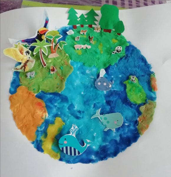 Поделка земля наш дом