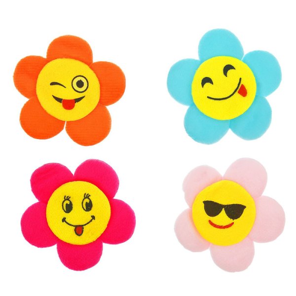 Цветочки с мордашками