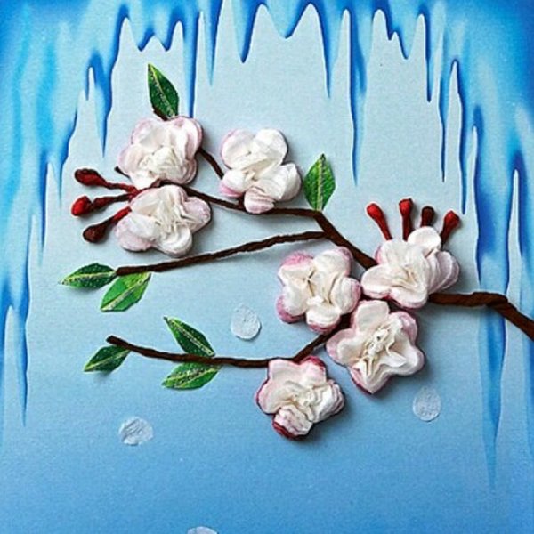 Аппликация Весна