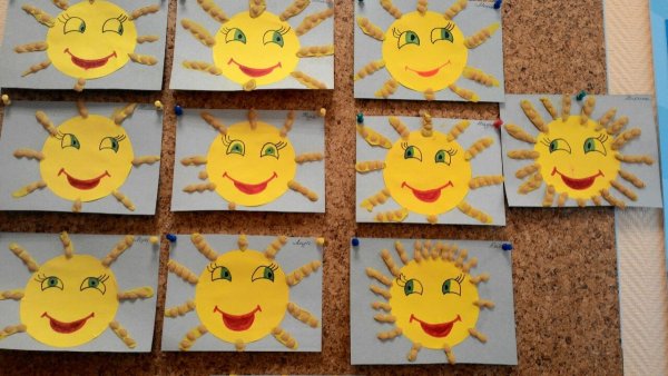 Солнце поделка для старших групп детских садов