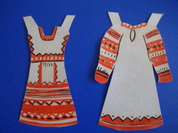 Рисование русского сарафана в подготовительной группе