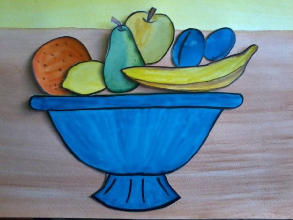 Натюрморт детские рисунки