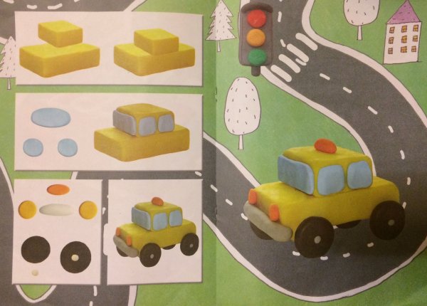 Лепка машины в подготовительной группе