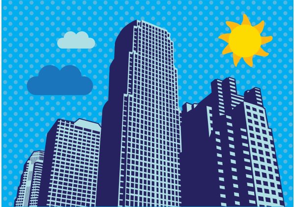 Поп арт здание