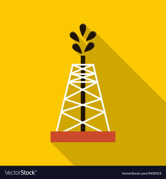 Нефтяная вышка из бумаги