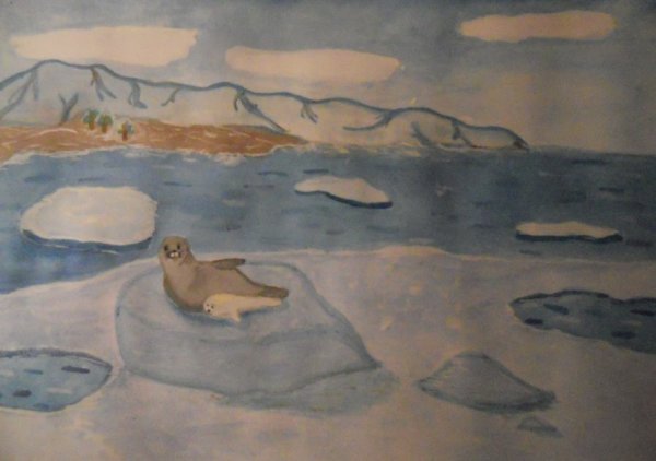 Аппликация Нерпа на Байкале