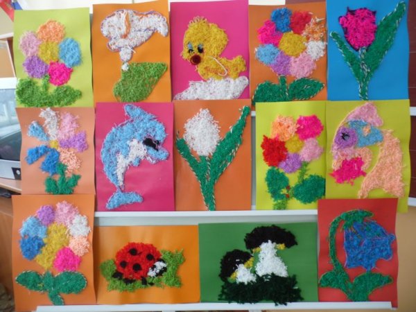 Аппликация в подготовительной группе