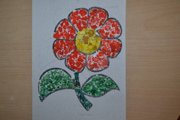 Аппликация из нетрадиционных материалов