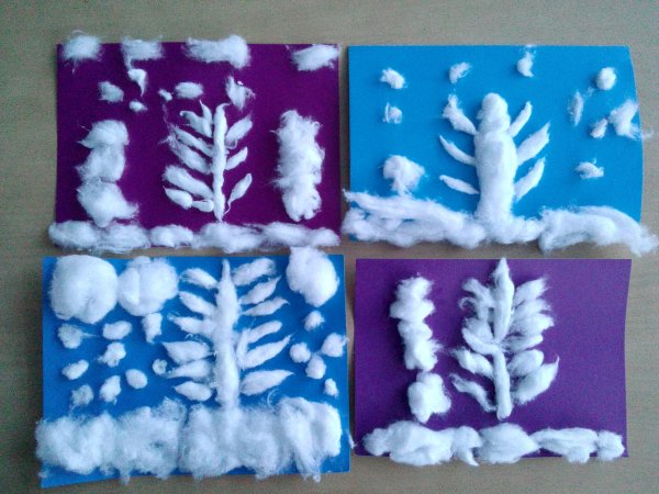 Нетрадиционные техники аппликации в детском саду