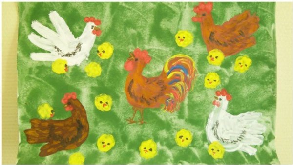 Рисование домашних птиц в младшей группе
