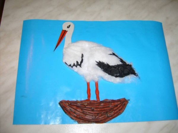 Поделка перелетные птицы для детей