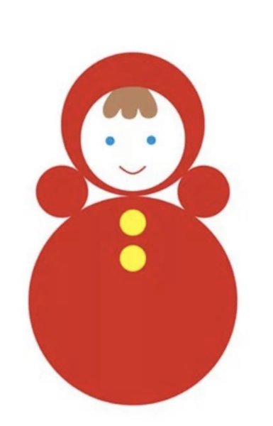 Неваляшка аппликация в младшей группе