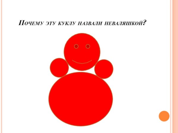 Детали неваляшки для аппликации