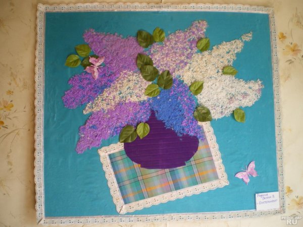 Поделка сирень