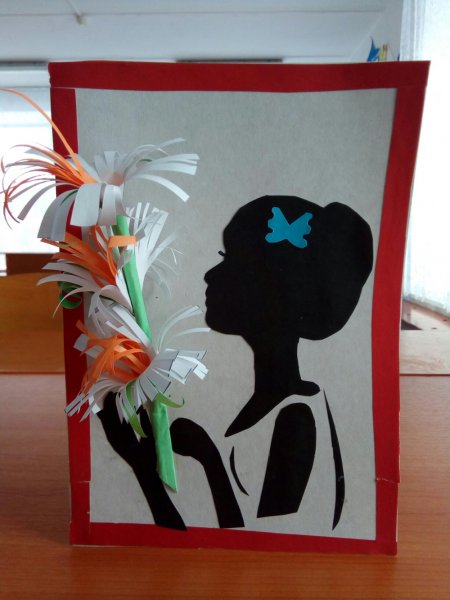 Поделка картина ко Дню матери