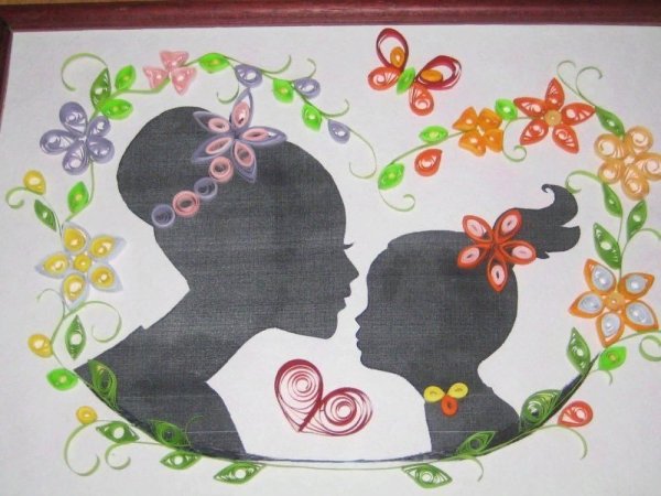 Творческая работа ко Дню матери