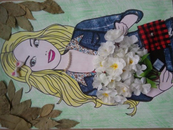 Аппликация нежность