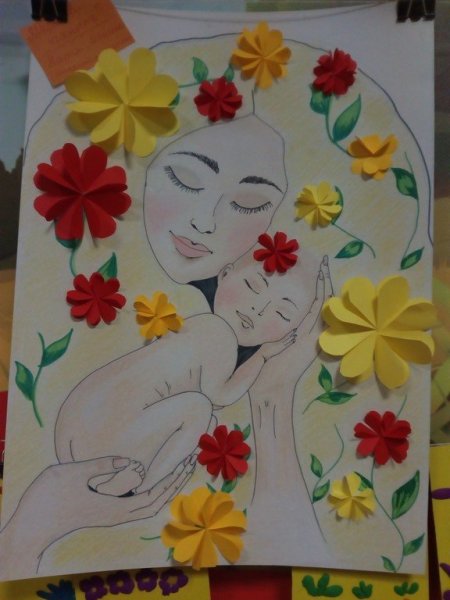 Поделка на тему мама