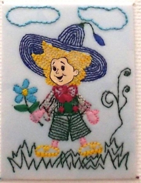 Аппликация Незнайка