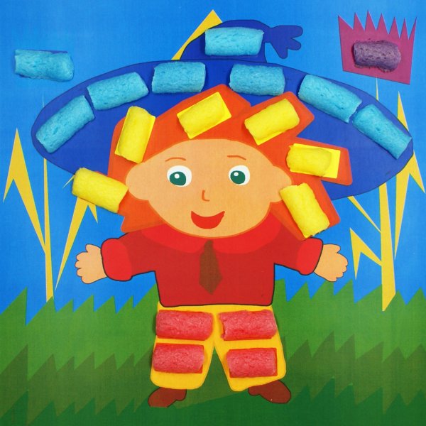 Аппликация Незнайка в старшей группе