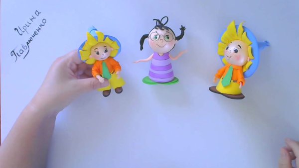 Незнайка поделка из бумаги