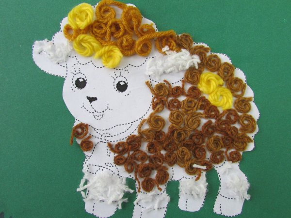 Поделки из ниток для детей