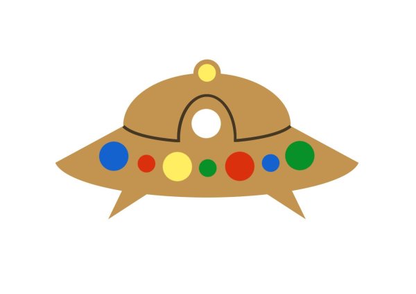 Космос из геометрических фигур