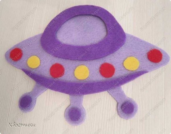 Летающая тарелка поделка