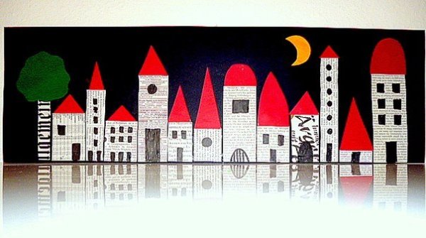 Аппликация город