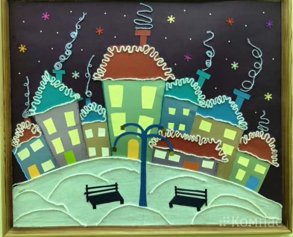 Поделка город