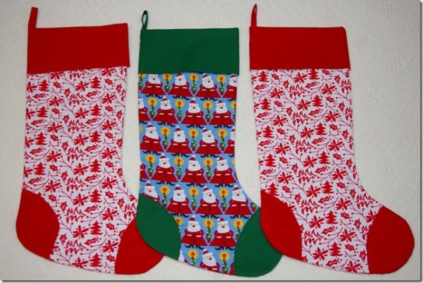 Рождественский носок для подарков из бумаги
