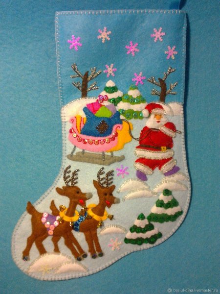 Новогодний сапожок