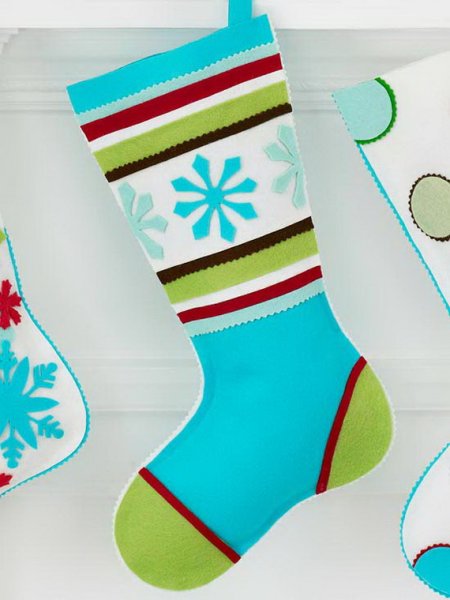 Новогодний сапожок из бумаги