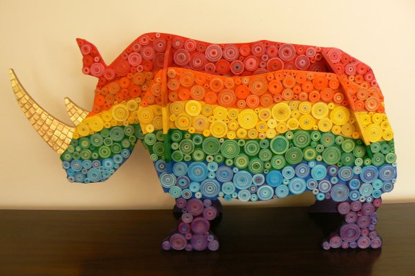 Поделка носорог для малышей