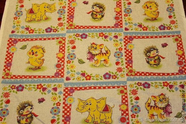 Платочки тканевые детские