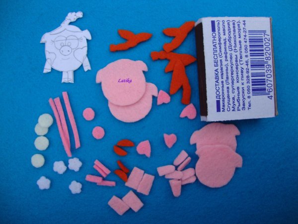 Нюша аппликация для детей 4 лет