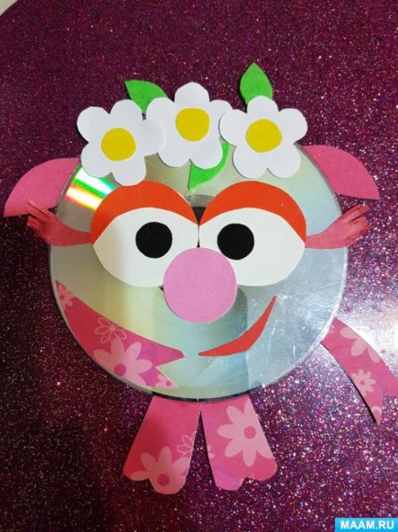 Поделки из дисков для детей
