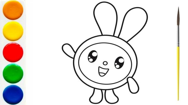 Малышарики Крошик рисовать