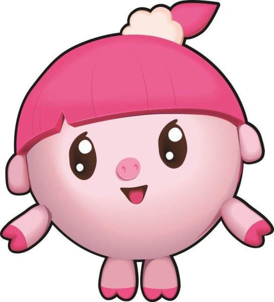 Малышарики на белом фоне