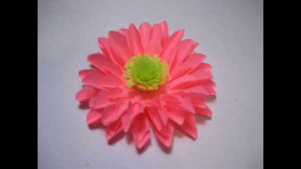 Хризантемы из цветной бумаги