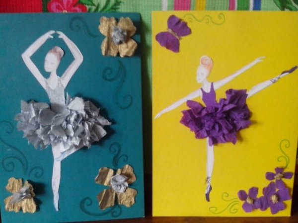 Балерина техника торцевания