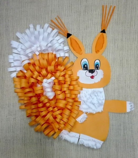 Поделка Белочка