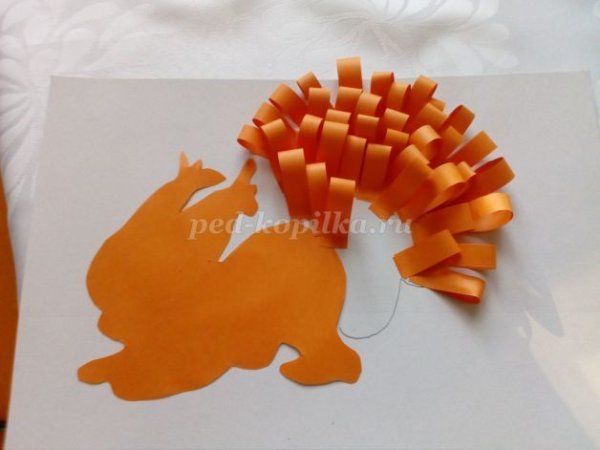 Мастер класс Белочка из бумаги для детей